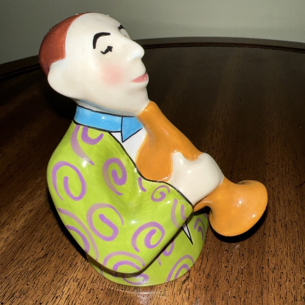 Jazz Musicians Set Of Three Salt & Pepper Shakers ~ Ceramic 4.5" - Picture 10 of 14